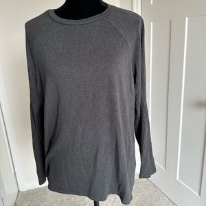 Women’s American Eagle Soft & Sexy Black Plush Long Sleeve-Size L